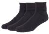 Bamboo Socks<br>Unisex Active Socks<br>Black 3 Pack<br>UK Sizes 4-8, 8-11